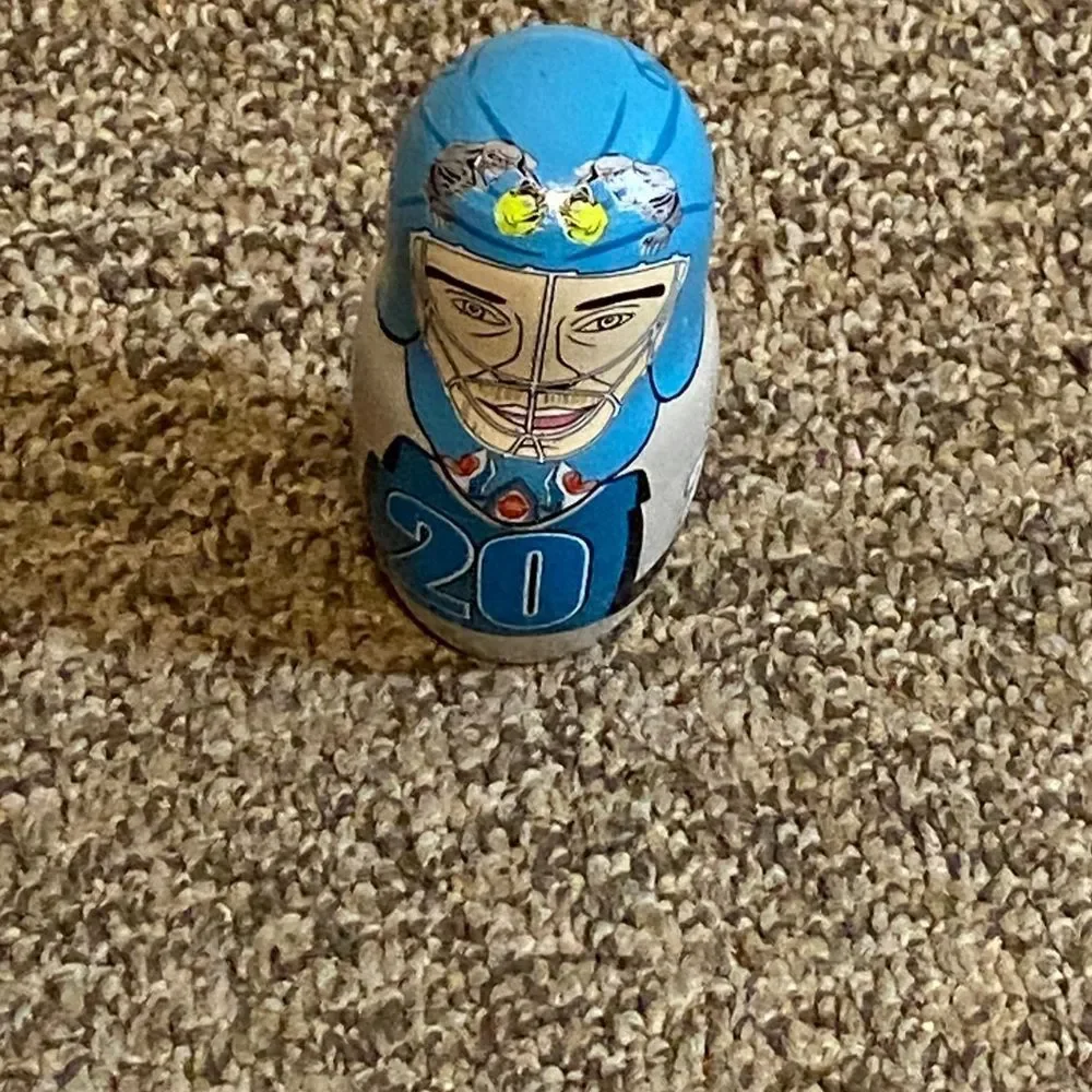 VTA, San Jose HP Blue, Black & White Hockey Nesting Doll Wall Art